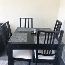 Ikea dinning table -extends from 110 cm to 140cm and 170 cm