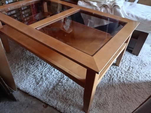 Buy & Sell Greater Manchester Wigan - Photos for Wood and glass coffee table