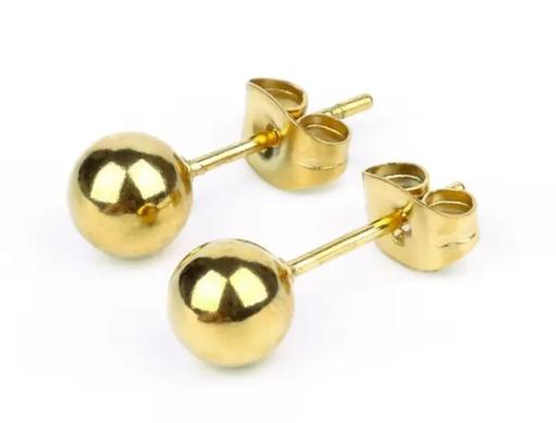 Buy & Sell Greater Manchester Rochdale - Photos for Stud Earrings 4mm. 18k Gold Plated