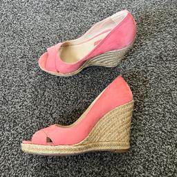 Dorothy Perkins pink wedges size 5