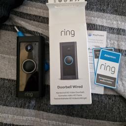 ring doorbell video 6 month old all perfectly working 
I'm sure one month trial is added with new user with box security screws 
collection only dy5