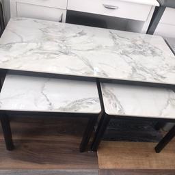 New
Black/grey/white 
2+1
Sintered stone coffee table set 
Good quality coffee table set 
£279
Collection only 
137,Bradford Road 
Bd18 3tb