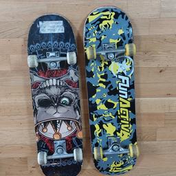 für beide Skateboards zusammen 15€