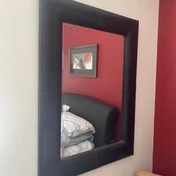 Wall Mirror with leather frame.
120cm X 92cm
Good condition
Perfect for bedroom or living room space