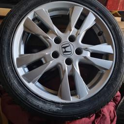 Honda Civic 17" Alloy with brand new tyre fitted. MAXXIS PREMITRA 225/45/17