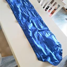 Tischdecke Läufer
Zustand: sehr gut
Farbe: blau
Länge: 135 cm
Breite: 40 cm
Flecken: keine

Bei Versand innerhalb Deutschland zzgl. 2,50 €