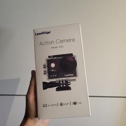 Verkaufe eine origanlverpackte Action Kamera, die bei einem Gewinnspiel gewonnen wurde und seither unverpackt rumliegt. Die Marke ist LeadEdge und auf Amazon kostet sie neu 60€.