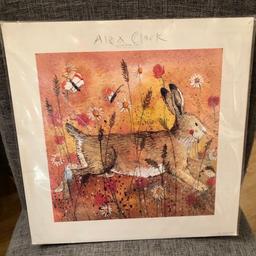Just Beautiful! Hare house items are very ‘on trend’ at present 🤗.
BRAND NEW Sealed Art Print, (RRP £18).
Medium sized Art Print measures: 30cm x 30cm that’s (12" x 12").
The Art Print comes with a backboard & is cellophane bagged. Would look Stunning in a large Wooden, or Gold picture frame maybe...
This would really make a Perfect Gift for a fan of the Hare, it certainly adds a bit of character to the walls!
See both pics. Can post for extra quite cheaply….