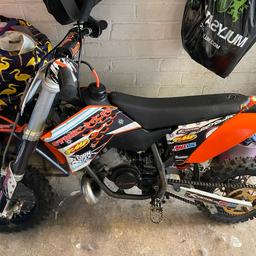 Ktm 50 sx 2014 with original owners manual
Would do a deal on a kids Ossett 