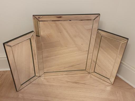 Buy & Sell East London Newham - Photos for Dressing Table Mirror: Colleta Triple Folding