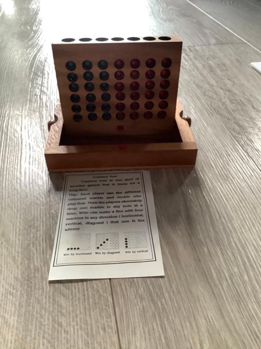 Buy & Sell Essex Basildon - Photos for Small wooden connect 4 game