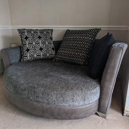 For sale is my brothers grey cuddle sofa, hardly been used. Bought from DFS
Collection only from Hullbridge, Essex