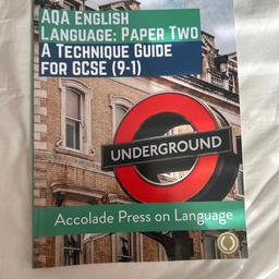 This is an incredible revision guide which helped me achieve an 8 in my GCSE English Language. It is in an exceptional condition and I would hate for it to go to waste as it has the potential to help so many more people. Complete with revision notes, tips and practice questions it’s a great way to start revising even if you’re not sure how to! If you wish to purchase multiple of my books I may be able to do a bundle deal so contact me for more information!
