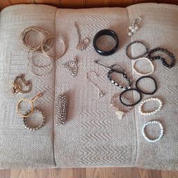 Bundle of 35 assorted bracelets and bangles