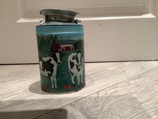 Buy & Sell Essex Basildon - Photos for Beautiful Metal Cow Tin