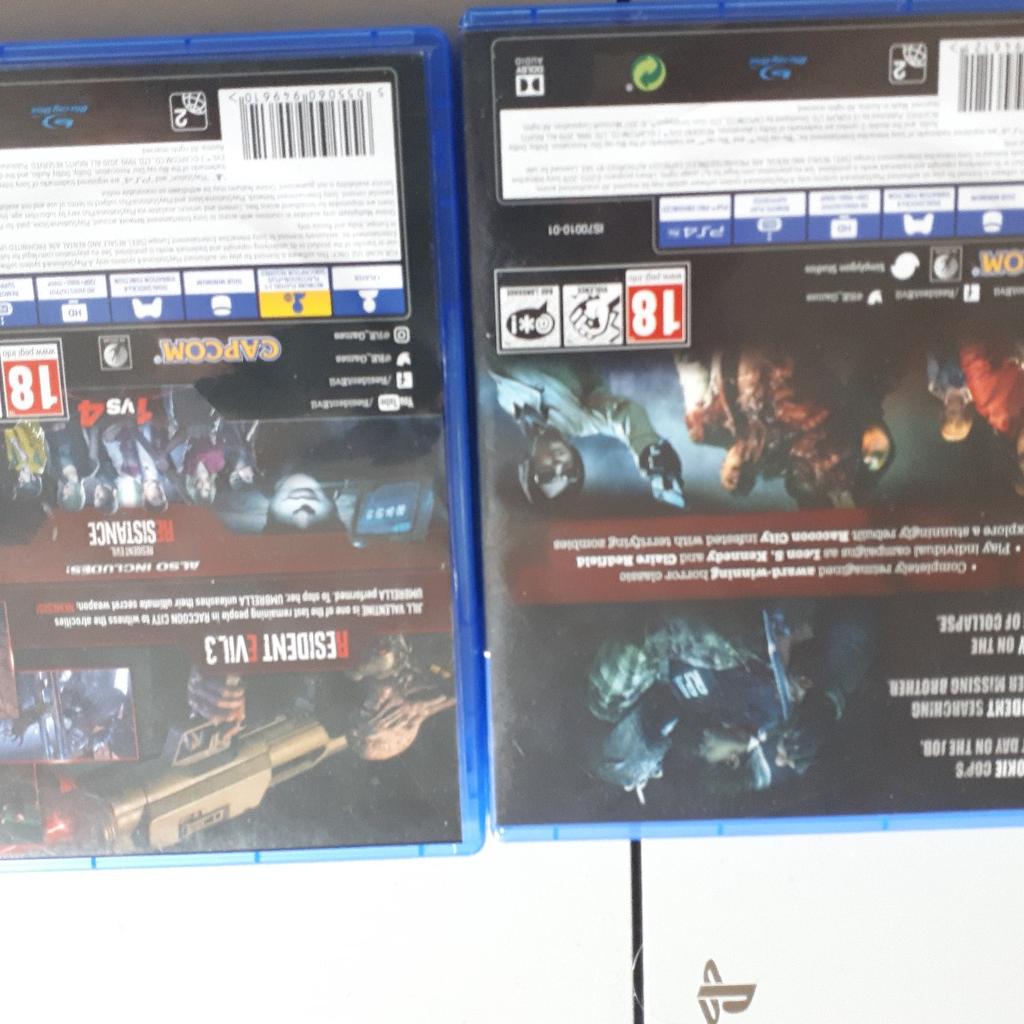 ps4 residents evil 2 in good condition and working order PS4 resident evil 3 in good condition and working order great games to play £35 no offers