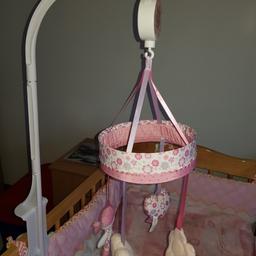 musical cot mobile very good condition comes from pet free and smoke free home