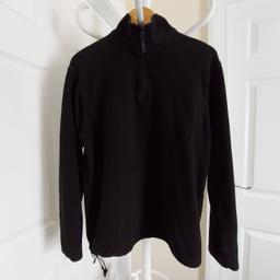 Sweater "Regatta" Professional

Black Colour

 Good Condition

Actual size: cm and m

Length: 68 cm front

Length: 66 cm back

Length: 39 cm from armpit side

Shoulder width: 47 cm

Sleeve length: 61 cm

Volume hands: 43 cm

Volume bust: 1.10 m – 1.14 m

Volume waist: 1.10 m – 1.14 m

Volume hips: 1.04 m – 1.10 m

Size: M,40 (UK) Euro 50,102 cm

Main Fabric: 100 % Polyester

Made in Bangladesh