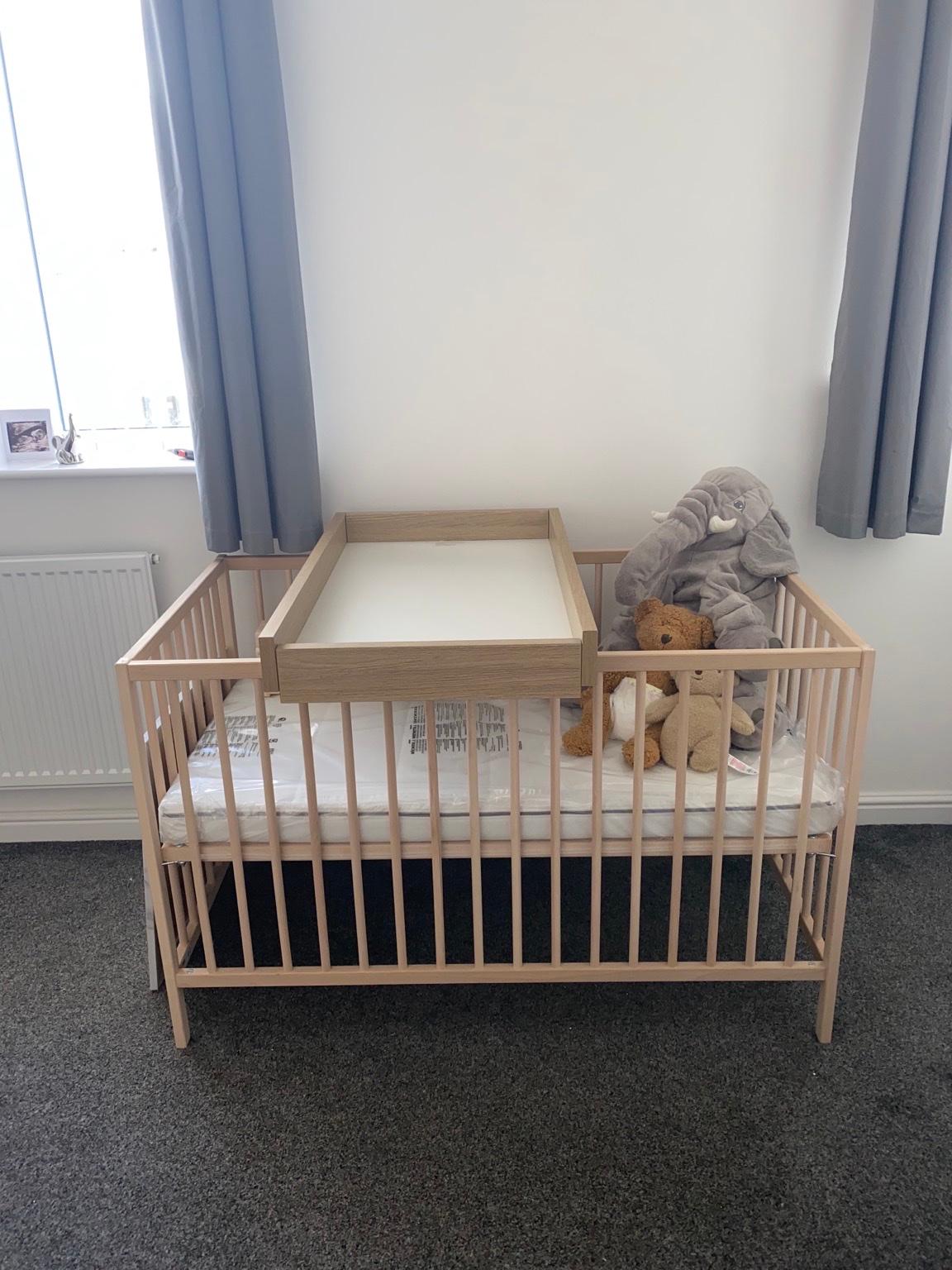 Baby cot and changing topper in WA9 Helens for £80.00 for sale Shpock
