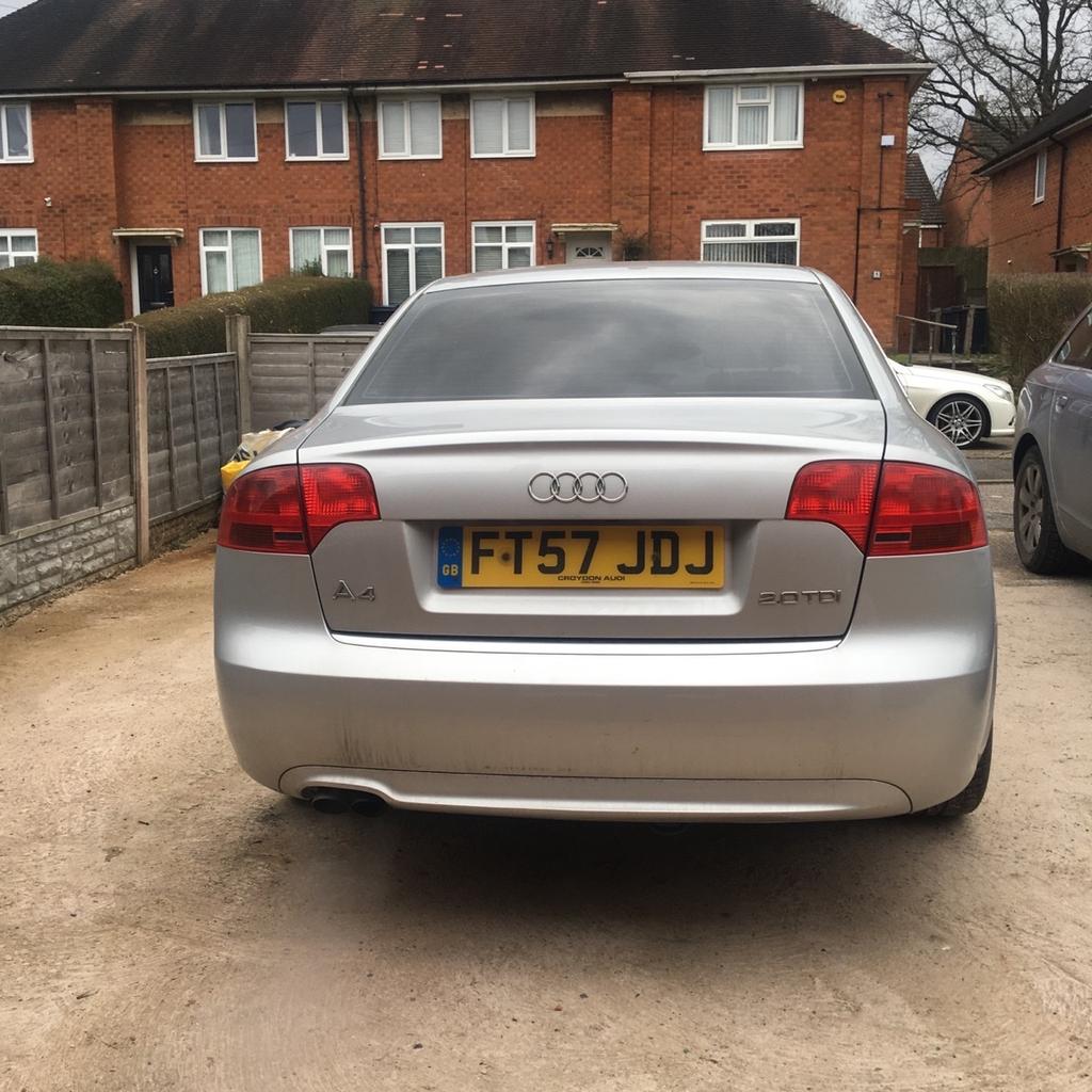 Audi a4 2.0 tdi sport cat s
Starts and drives
Engine and gearbox mint
Passed M O T
Quick sale £2300
