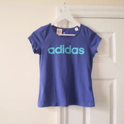 T-Shirts "Adidas"Climalite Cotton

Dark Blue Colour

Good Condition

Actual size: cm

Length: 53 cm

Length: 34 cm from armpit side

Shoulder width: 32 cm

Sleeve length: 10 cm

Volume hands: 35 cm

Volume bust: 77 cm – 86 cm

Volume waist: 72 cm – 86 cm

Volume hips: 75 cm – 90 cm

Size: 11/12 Years (UK) Eur 152 cm

Main Material: 70 % Cotton
 30 % Polyester

Made in Cambodia