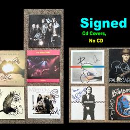 Indie, ( In Ink ) Autographs, signed Cd Covers ....... £20 Each, or £160 for the Bundle , or make Reasonable OFFER
9 Cd Covers --INCLUDES --
You me At Six's
The Searchers
Feeder
The Mavericks
Scouting For Girls,
Chip Hawkes,
The Bamboos,
( Cd Covers, NOT Cd )
Message me before BUYING !!!!!!!
Message me before BUYING !!!!!!!
£20 Each, or £160 for the Bundle ,
Grab a **BARGAIN** ! .
**FREEPOST** **FREEPOST** UK