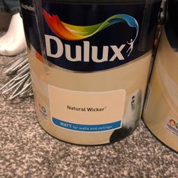 Delux natural wicker paint new

New & un-opened
Matt paint
Colour natural wicker
Size 2.5L X2

Price is shown B&Q £21 each 
Total paid £42 

My price £30 for both