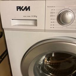 Verkaufe eine Waschmaschine von PKM. Die Maschine ist Neu, und wurde nur 2Mal benutzt. Sie hat ein Fassungsvermögen von 6kg, und ist besonders für Räume geeignet, in denen nicht viel Platz zur Verfügung steht.