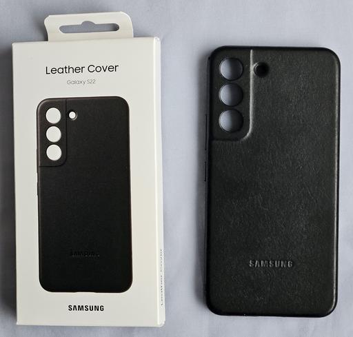 Buy & Sell Lancashire Ribble Valley - Photos for Genuine Samsung S22 Leather Cover Black