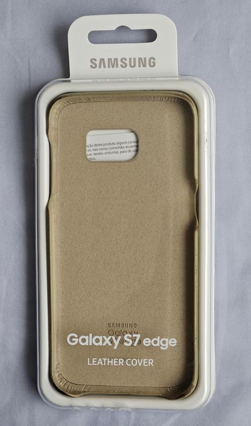 Buy & Sell Lancashire Ribble Valley - Photos for Genuine Samsung S7 Leather Cover Tan