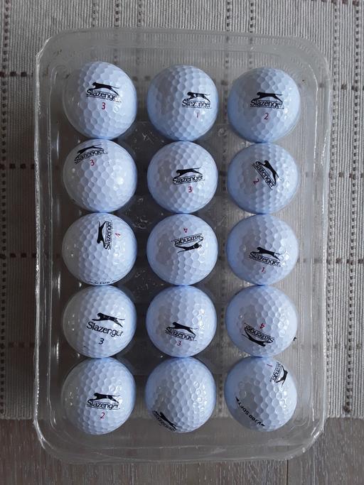 Buy & Sell Cheshire West and Chester Little Sutton - Cheshire West and Chester - Photos for 15 x used Slazenger (var colours) golf balls