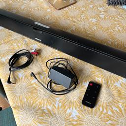 Hitachi sound bar. In excellent condition. All parts available (leads & remote).