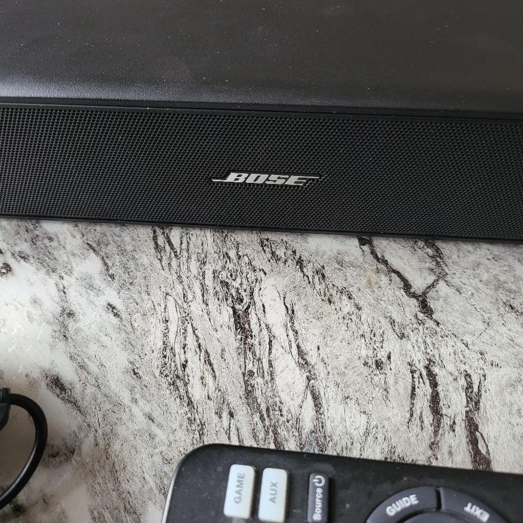 Bose Solo 5 TV sound system for sale working perfectly excellent condition included all leads and remote controller pick up only cash only