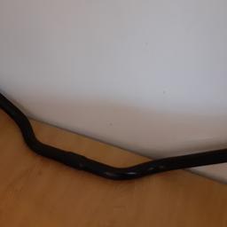 Removed from a brand new Apollo bike from Halfords. Black handlebars 26" in length. 50mm rise, 20mm diameter.

Collection: B90