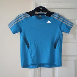T-Shirts "Adidas"

Clima Cool You Sweat

Stay Cool With Sea-Green Colour

Good Condition

Actual size: cm

Length: 45 cm front

Length: 48 cm back

Length: 30 cm from armpit side

Shoulder width: 31 cm

Sleeve length: 16 cm

Volume hands: 31 cm

Volume bust: 75 cm – 92 cm

Volume waist: 73 cm – 90 cm

Volume hips: 71 cm – 90 cm

Size: 7-8 Years (UK) Eur 128 cm

Shell: 52 % Recycled Polyester
 48 % Polyester

Insert: 100 % Polyester

Made in China