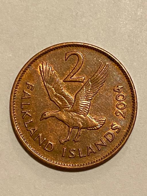 Buy & Sell Acton West London - Photos for 2p coin Falkland Islands upland goose 2004.