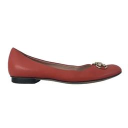 Gucci Orange Leather Horsebit Ballerina Flats

UK 3 | EU 35.5 | US 5

Serial No: 466700
Made in Italy 🇮🇹

Measurements (approximate):
Insole Length - 9 in (22.9 cm)
Insole Width - 3 in (7.6 cm)

Materials:
Upper leather
Insole leather
Outsole leather

Condition:
Very good preowned condition. Comes in Gucci box. Minor marks and signs of use with plenty of life to go. Please see photos as part of description.