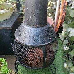 Garden Chiminea, can deliver local for fuel.