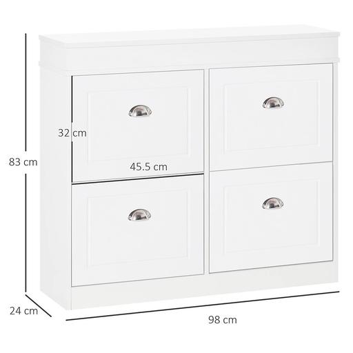 Buy & Sell West London Euston - West London - Photos for Shoe Cabinet with 4 Flip Drawers