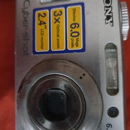 I have a brand new SONY 6 mega pixel 3 x optical zoom Cybershot camera for sale Collection.Postage be extra.