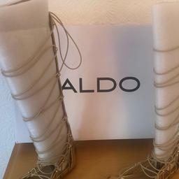 Espadrilles Lexandra lace up Flat Gladiator sandals size 6 brought wrong size! Still in box the make is ALDO. Cost £68 now selling at £45 free delivery x