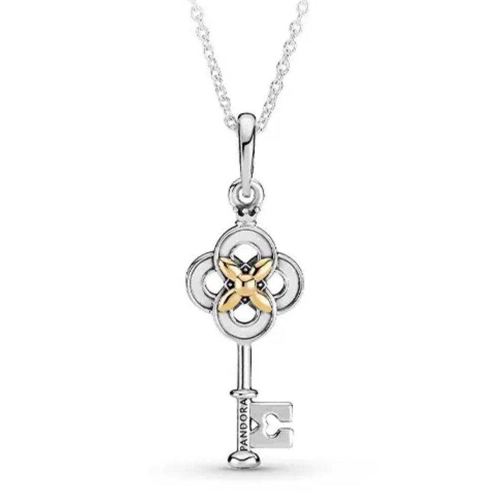 Pandora Schlüssel & Blume Halskette 925

45 cm