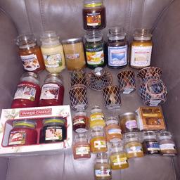 yankee candle bundle everything u see in the pic is what u get. not sold separately all gone together £80 the lot no offers 
these are my mom's so would be collection from b36