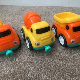 Selling 3 magnetic trucks in great condition. Lovely for a little child who loves playing with cars/trucks.