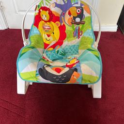 Fisher Price Infant to Toddler rocker with hanging toys. Used but in great condition. Collection only. Thanks