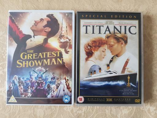 Buy & Sell West Midlands Solihull - Photos for Titanic DVD x 2 - The Greatest Showman Bundle