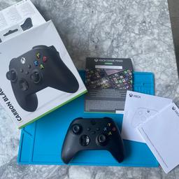 Microsoft Xbox Series S and X carbon Black Brand New Boxed Up controller

Microsoft Xbox One S and X controller. The controller is fully operational and fully functional. The controller is brand new with all of the instruction booklets sealed up there are no issues with it the box is also in immaculate
Condition. Fully working fully operational