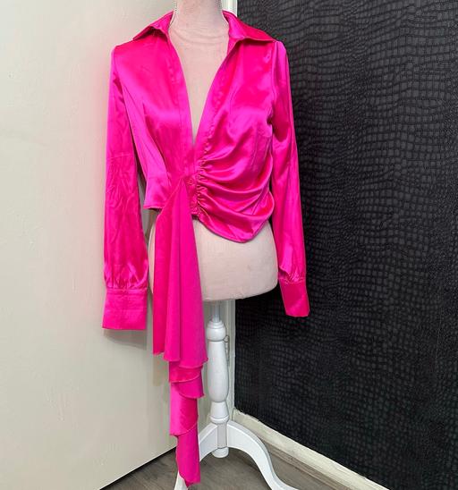 Buy & Sell South West London Clapham Junction - South West London - Photos for Hot Pink ruched satin blouse