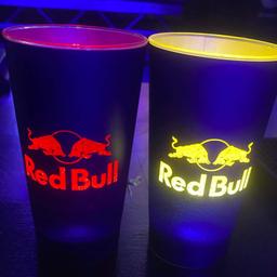 Tomorrowland Red Bull LED Becher