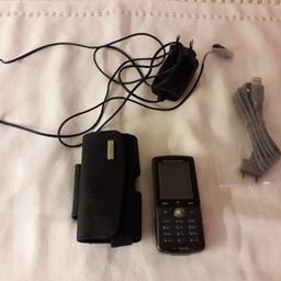 Verkaufe Sony Ericsson Handy mit Zubehör und Tasche, wurde für T-Mobile verwendet,
